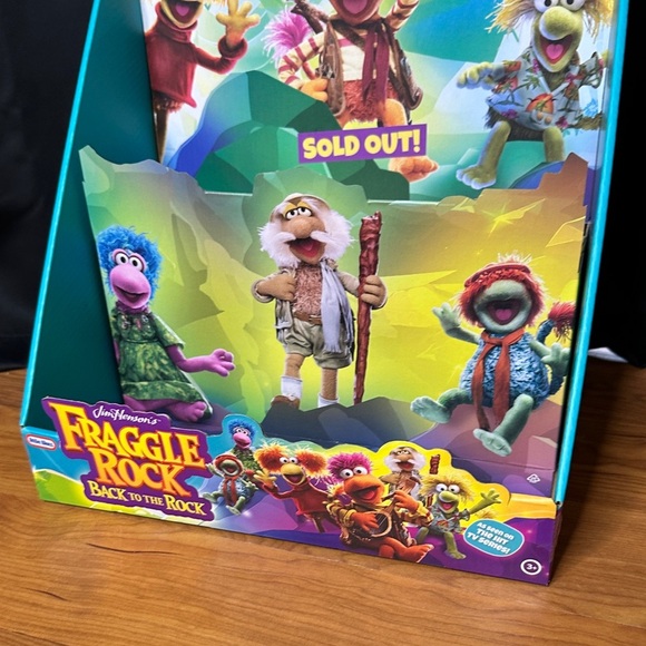 Fraggle Rock Back to the Rock Toy Set Cardboard Plush Display Jim Henson RETRO - Picture 4 of 12